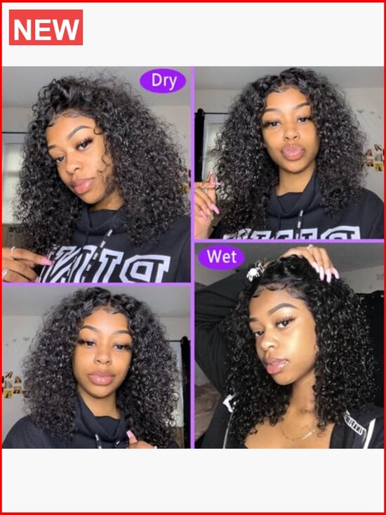 14 Inch Bob Wig Human Hair 13x6 Frontal Lace Wig 200% Density Pre Plucked Short
